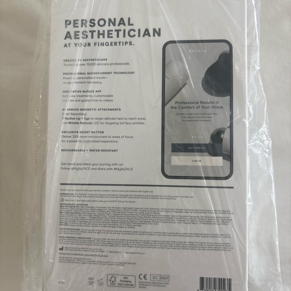 NuFACE Trinity Pro Facial Toning Device - White brand new in box - Picture 3 of 4